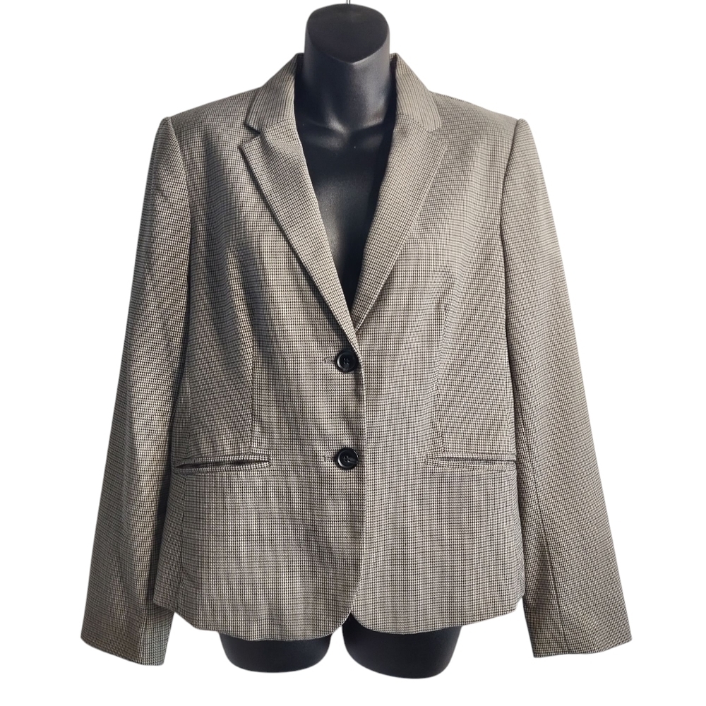 Liz Claiborne Women's Plaid Blazer Jacket Size Medium